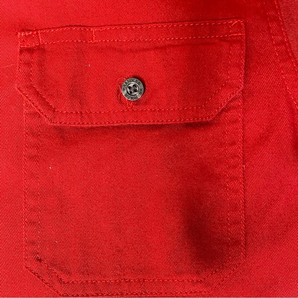Men’s Vintage Wrangler EST. 1947 Red Cotton Button Down Casual Shirt Size S/P - Picture 4 of 12